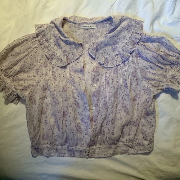 Doen Hichory Blouse in Chateau Fleur Print - Picture 6 of 7